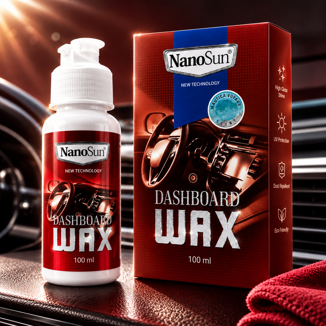 واکس داشبورد خودرو Dunhill؛ تمیزی، درخشش و مراقبت از داخل خودرو 🚘✨