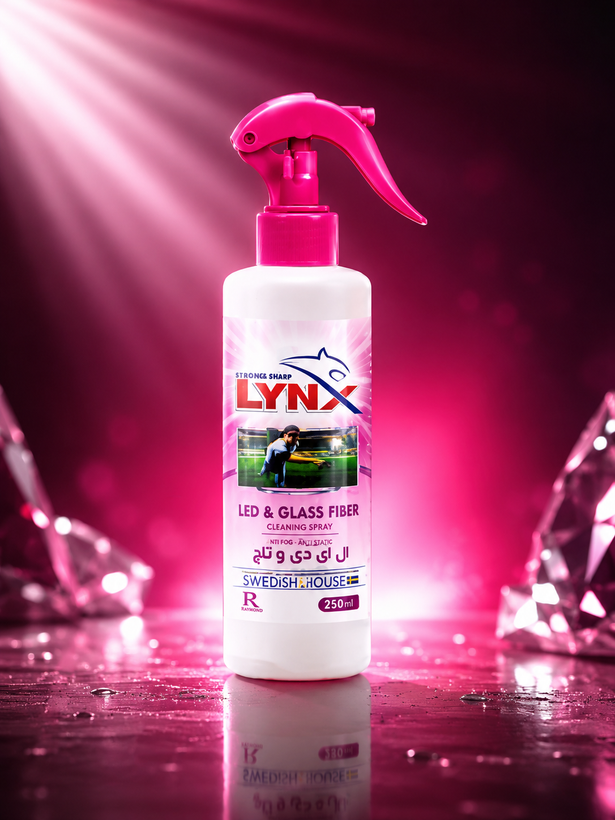 پاک کننده نانو ارگانیک LCD & LED LYNX؛ تمیزی بدون الکل و بدون آسیب به صفحه نمایش 🖥️✨