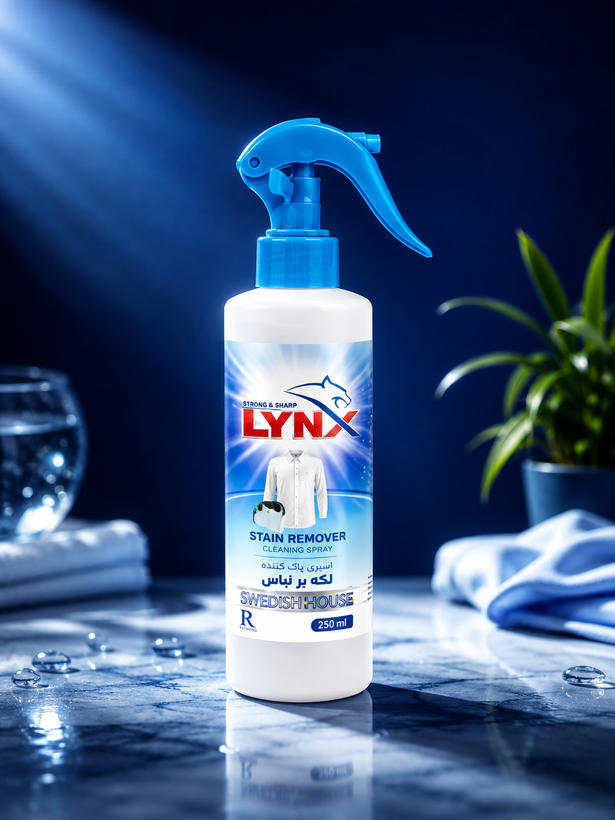 اسپری پاک کننده و لکه بر لباس LYNX؛ خداحافظی با لکههای سرسخت 👕✨